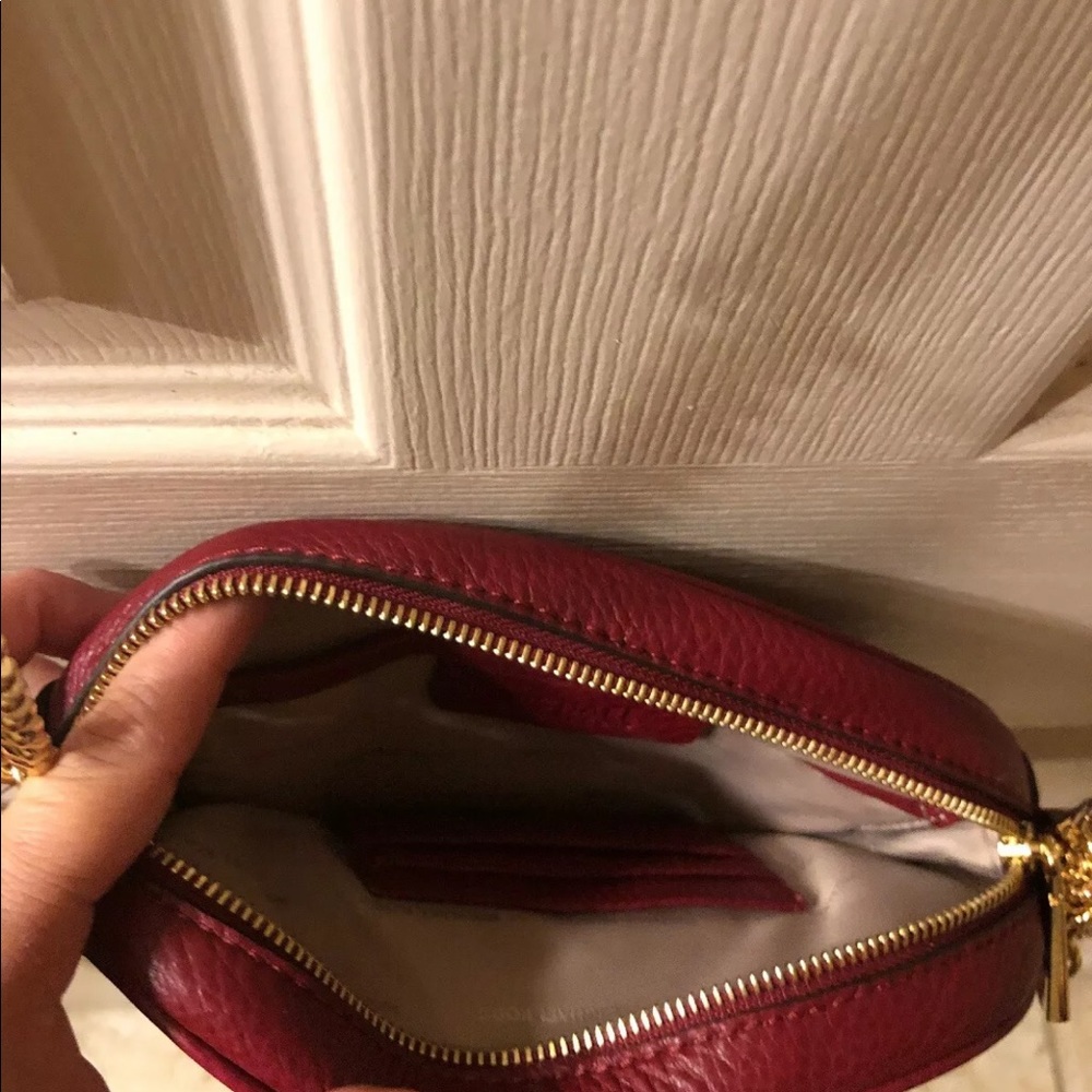 NWT MK, "Ginny" Studded Medium Messenger. - Picture 6 of 7